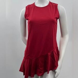 3For$20 Meaneor Wine Color Sleeveless Aysmmetrical Blouse size L